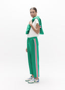 PANTALON VERDE JOGGER CON BANDA LATERAL LOLA CASADEMUNT