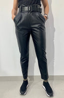 PANTALON MUJER POLIPIEL NEGRA J'AIME