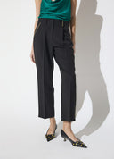 PANTALON NEGRO TOBILLERO CON TACHAS BY MAITE CASADEMUNT