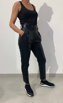 PANTALON MUJER POLIPIEL NEGRA J'AIME  J'AIME