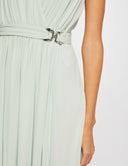 VESTIDO LARGO MORGAN VERDE CLARO MORGAN ROPA MUJER