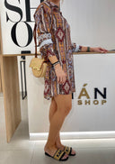 VESTIDO CAMISERO J'AIME ESTAMPADO J'AIME