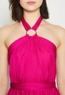 VESTIDO LARGO MORGAN FUCSIA  MORGAN ROPA MUJER