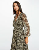 VESTIDO LARGO MORGAN ANIMAL PRINT MORGAN ROPA MUJER