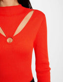 CAMISETA MUJER PUNTO MORGAN ROJA MORGAN ROPA MUJER