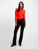 CAMISETA MUJER PUNTO MORGAN ROJA MORGAN ROPA MUJER