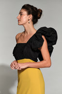 VESTIDO CÓCTEL MOSKADA MOSTAZ 5103 MOSKADA