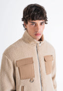 CAZADORA BEIGE CON BOLSILLOS ANTONY MORATO MMFL01026 ANTONY MORATO