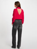VAQUEROS ANCHOS GRIS MORGAN PELI MORGAN ROPA MUJER