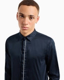 CAMISA AZUL MARINO ARMANI EXCHANGE 6DZC27 ZNZRZ ARMANI EXCHANGE