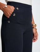 PANTALON MARINO ANCHO MORGAN PINO  MORGAN ROPA MUJER