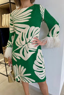 VESTIDO ATENEA VERDE MOSKADA 6223 MOSKADA