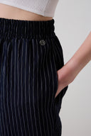 PANTALON LINO AZUL MARINO RAYAS BSB 212027 BSB