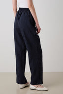 PANTALON LINO AZUL MARINO RAYAS BSB 212027 BSB