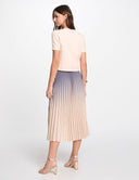 FALDA LARGA PLISADA ROSA MORGAN DE TOI MORGAN ROPA MUJER