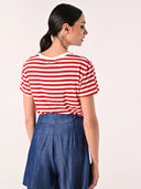 CAMISETA RAYAS ROJO/BLANCO RINASCIMIENTO RINASCIMIENTO ROPA