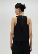 TOP CON FLECOS Y PEDRERIA LOLA CASADEMUNT MS2515011 LOLA CASADEMUNT