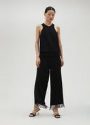 TOP CON FLECOS Y PEDRERIA LOLA CASADEMUNT MS2515011 LOLA CASADEMUNT