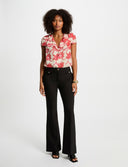 PANTALON BOOT- CUT NEGRO MORGAN PADOR MORGAN ROPA MUJER
