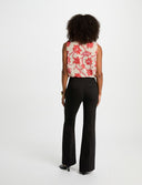 PANTALON BOOT- CUT NEGRO MORGAN PADOR MORGAN ROPA MUJER