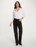 CAMISA OVERSIZE CON STRASS BLANCA MORGAN CRISTO MORGAN ROPA MUJER