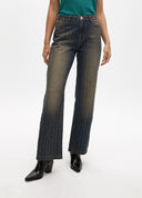 VAQUERO DETALLES BRILLANTES DENIM LOLA CASADEMUNT LF2514018 LOLA CASADEMUNT