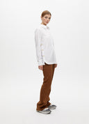 CAMISA POPELIN OVERSIZE DETALLE BOTONES BLANCO LOLA CASADEMUNT LF2515025 LOLA CASADEMUNT