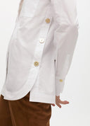 CAMISA POPELIN OVERSIZE DETALLE BOTONES BLANCO LOLA CASADEMUNT LF2515025 LOLA CASADEMUNT