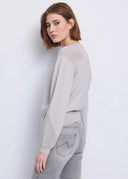 JERSEY EFECTO LUREX GRIS PLATA GAUDI 521BD53052 GAUDI
