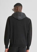 CAZADORA NEGRA PUNTO CAPUCHA ANTONY MORATO MMSW01561 ANTONY MORATO