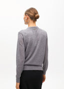 JERSEY CON PAÑUELO EN CUELLO GRIS LOLA CASADEMUNT MF2511018 LOLA CASADEMUNT