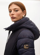 CAZADORAS PLUMAS CON CONTRASTE AZUL MARINO LOLA CASADEMUNT LF2501024 LOLA CASADEMUNT