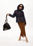 CAZADORAS PLUMAS CON CONTRASTE AZUL MARINO LOLA CASADEMUNT LF2501024 LOLA CASADEMUNT