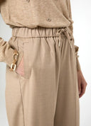 PANTALON RECTO BEIGE LOLA CASADEMUNT MF2514017 LOLA CASADEMUNT