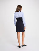 VESTIDO RECTO AZUL MARINO MORGAN RIVOL