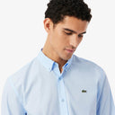 CAMISA POPELIN CELESTE REGULAR FIT LACOSTE CH2316