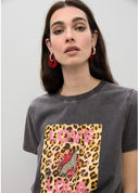 CAMISETA LOVE LOLA GRIS OSCURO LOLA CASADEMUNT LS2615105