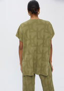 CAMISETA PUNTO JAQUARD LC KAKI LOLA CASADEMUNT LS2615116
