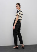 PANTALON CREMALLERAS NEGRO LOLA CASADEMUNT LS2614048