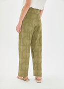 PANTALON PUNTO JAQUARD KAKI LOLA CASADEMUNT LS2614051
