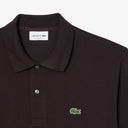 POLO MARRON BASICO PIQUE LACOSTE LS1212
