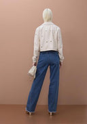 TEJANO CON BOLITAS ORO EN LATERAL LOLA CASADEMUNT MS2614015