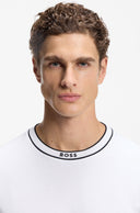 CAMISETA LOGO CUELLO BLANCA HUGO BOSS 50554862