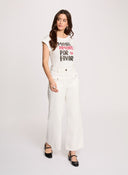 CAMISETA BLANCA MORGAN DFAVOR