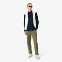CAMISA PIQUE ELASTICO SLIM FIT AZUL MARINO LACOSTE CH0214