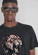 CAMISETA REGULAR FIT TIGRE NEGRA ANTONY MORATO MMKS02651
