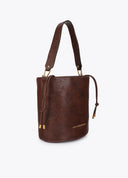 SHOPPER MARRON TEXTURIZADO LOLA CASADEMUNT