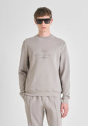 SUDADERA GRIS LOGO ANTONY MORATO MMFL01102
