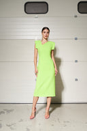 VESTIDO MIDI VERDE MOSKADA 8115