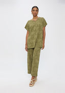 PANTALON PUNTO JAQUARD KAKI LOLA CASADEMUNT LS2614051